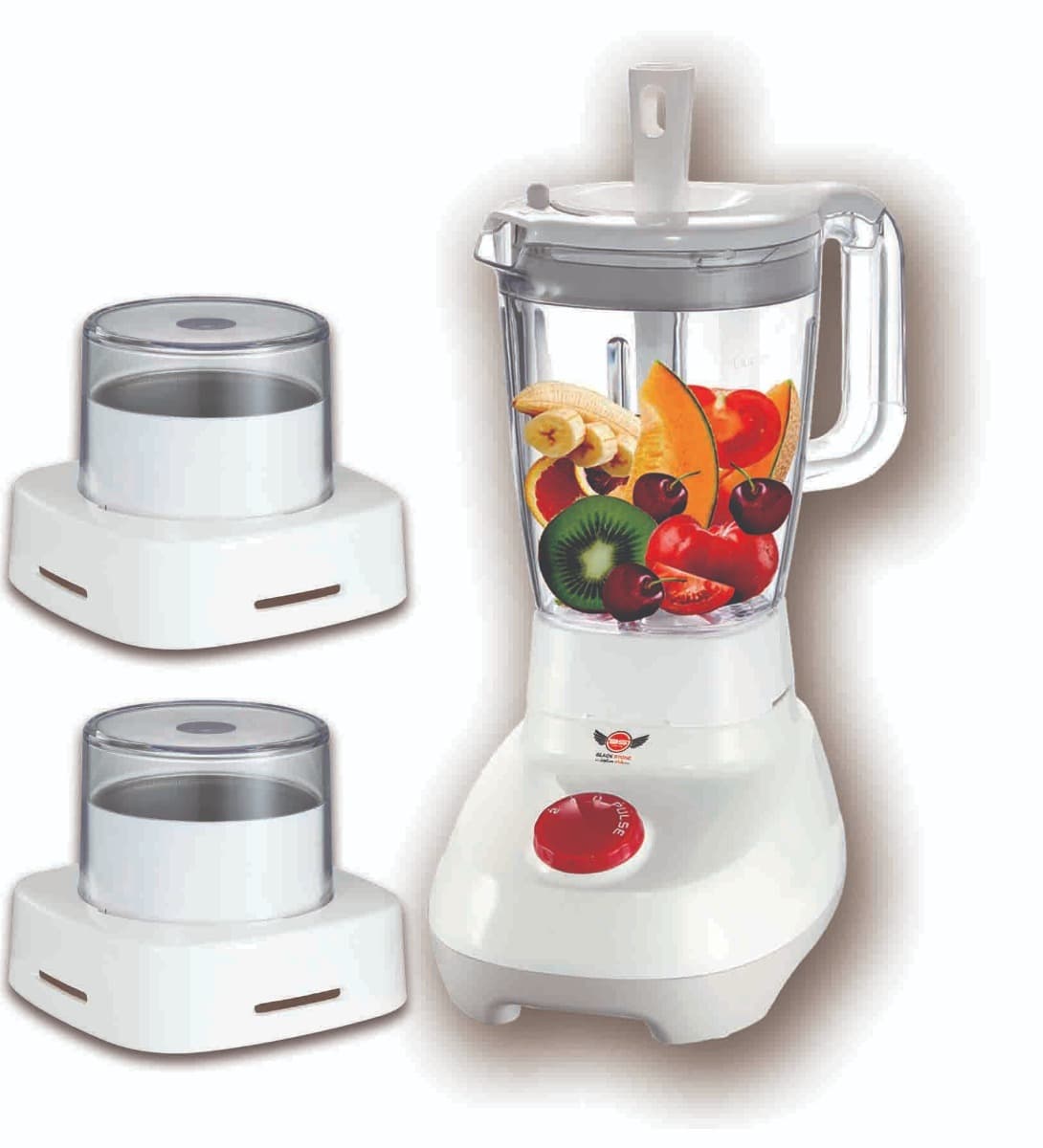 Black Stone Countertop Blender 2 Liter 600 Watt White - BR-600