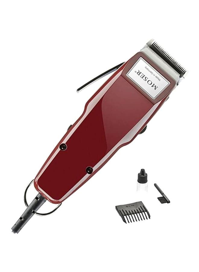 Moser Hair Clipper with Attachments , Red - 1400-0050