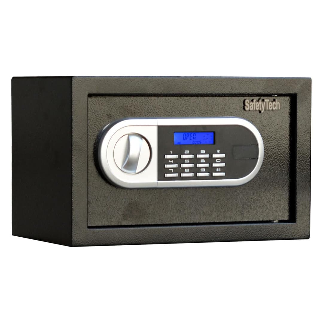Safety Tech Digital Electronic with Key Lock Safe Box ,20 Liter ,Black - GN 20 SDA
