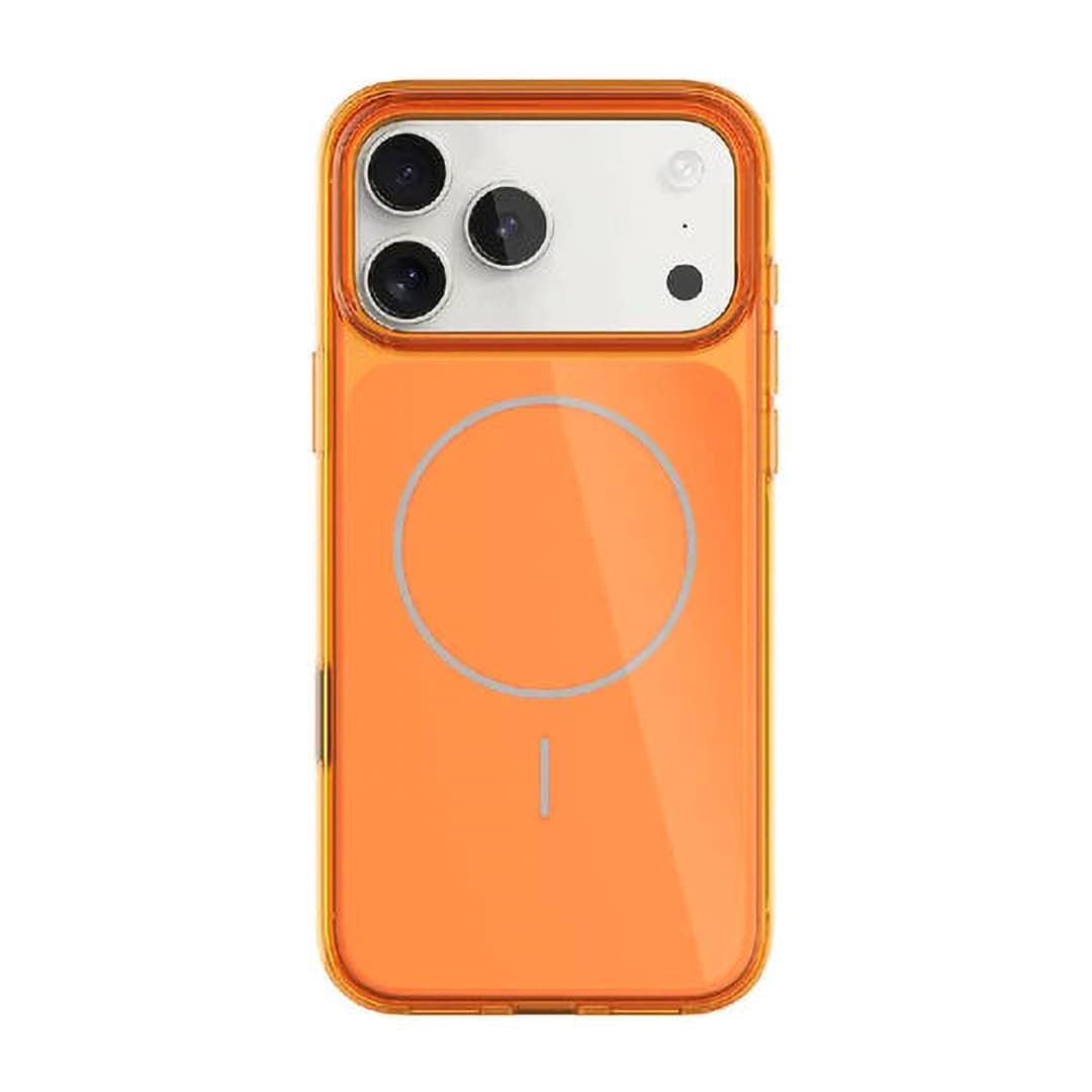 Levelo Liquid Silicone Back Cover foriPhone 17 Pro Max ,Orange - LVLOPU17PPHBK