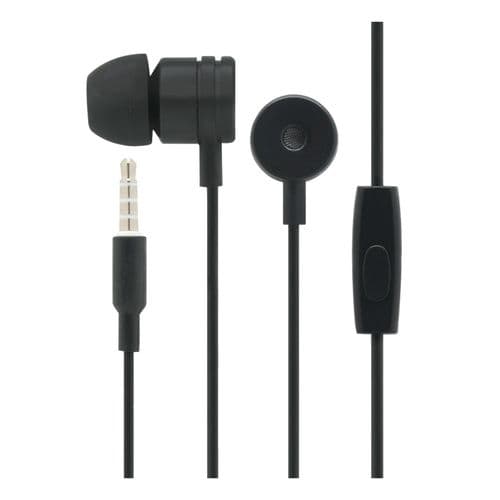 Koluman Wired Earphones , Black - KE-001