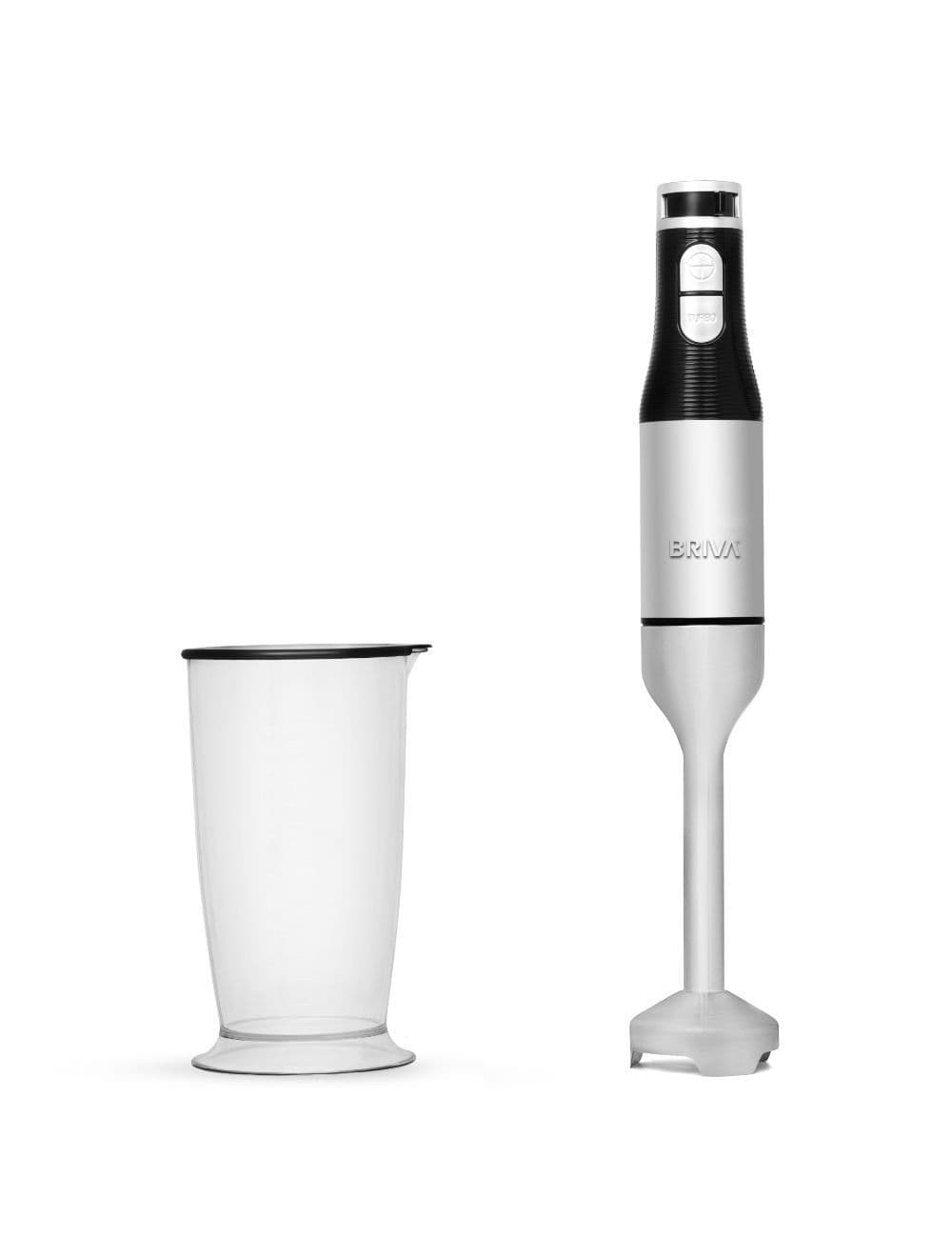 Briva Pro Hand Blender with Beaker 1200 Watt Black Stainless Steel - BH 244