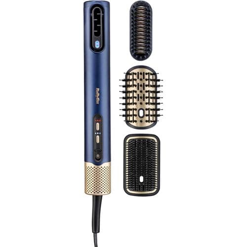 Babyliss Air Wand Hair Styler with Attachments 1600 Watt , Blue - AS6553E