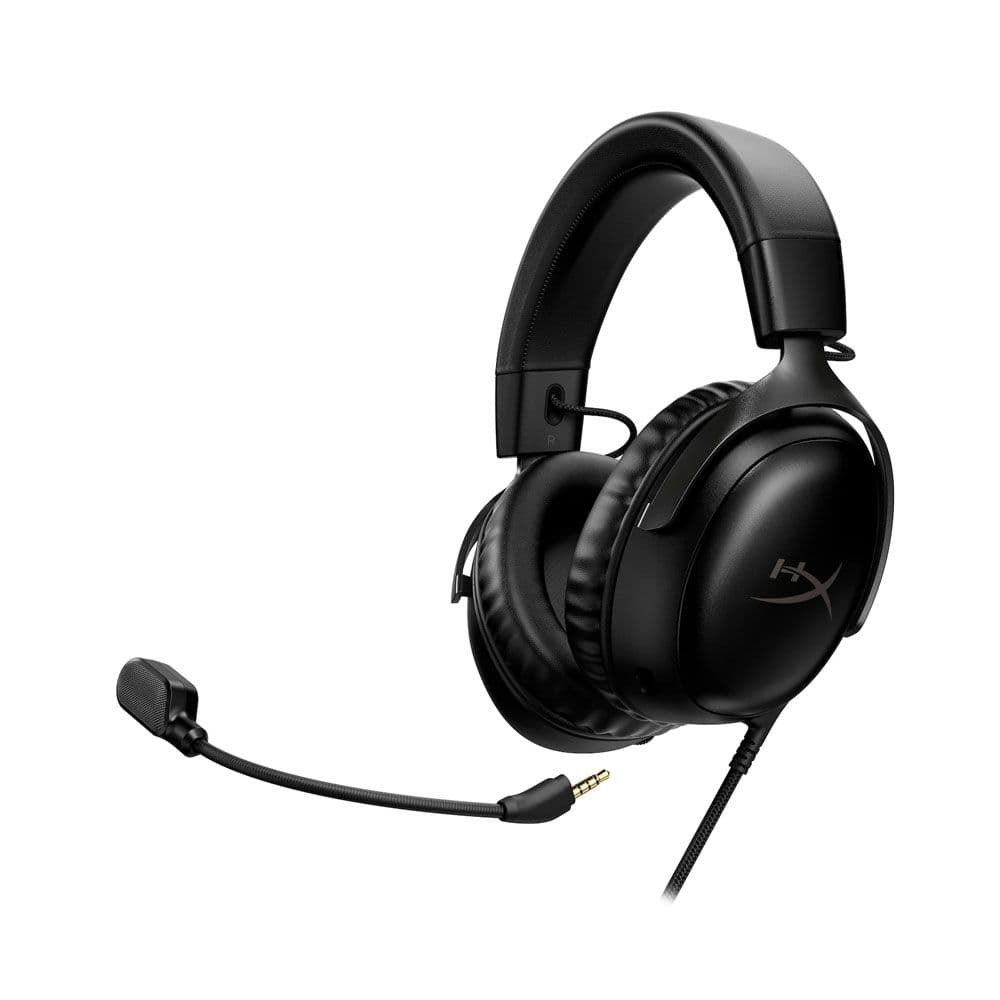 Hyperx Cloud III Wired Gaming Headset with Microphone , Black - 727A8AA