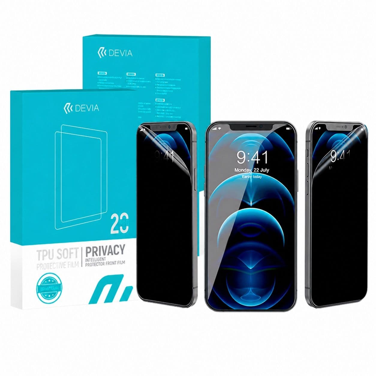 Devia Film Screen Protector forMobile (Universal) ,Transparent - 1PCSPF113
