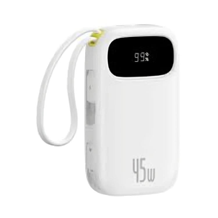 Baseus Power Bank , 10000 mAh 6 Ports , White , FC31