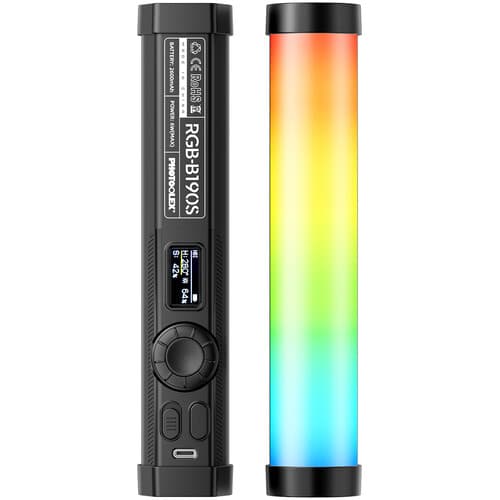 PHOTOOLEX B190S LED Light Tube ,19 Centimeter ,6 Watt ,Black