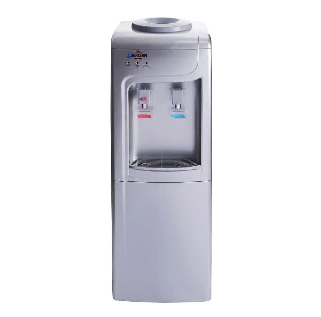 Bergen Hot & Cold Top Loading Water Dispenser , 2 Tabs Silver - BY90
