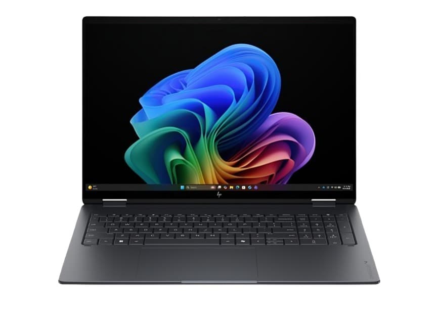 Hp OmniBook X Flip Next Gen AI 16-cb0000ne 2 in 1 Laptop ,Intel Core Ultra 7 355 16 Inch ,1 TB SSD ,32 GB ,Intel Graphics ,Windows 11 - Eclipse Grey Aluminum