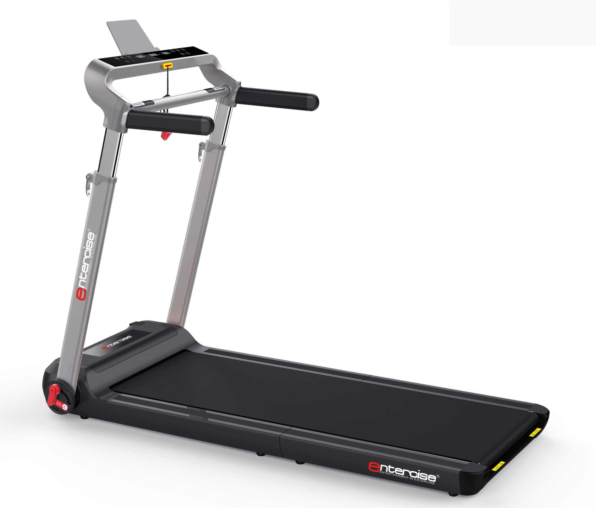 Entercise I-Smart Foldable Walking Pad Treadmill , 110 Kilogram 1.5 horsepower , Black Silver