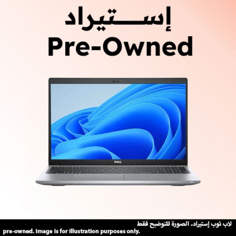 Dell Latitude 5520 Pre-owned Laptop ,Intel Core i7-1135G7 ,512 GB SSD ,16 GB ,Intel Iris XE Graphics
