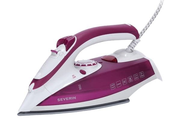 Severin Steam Iron , 2400 Watt , White Violet - BA 3243