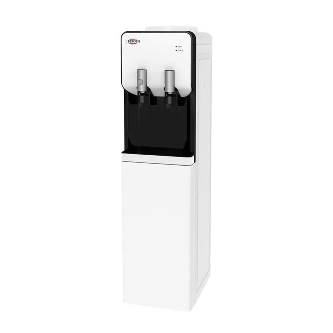 Bergen Hot & Cold Top Loading Water Dispenser , 2 Tabs White Black - BY-520