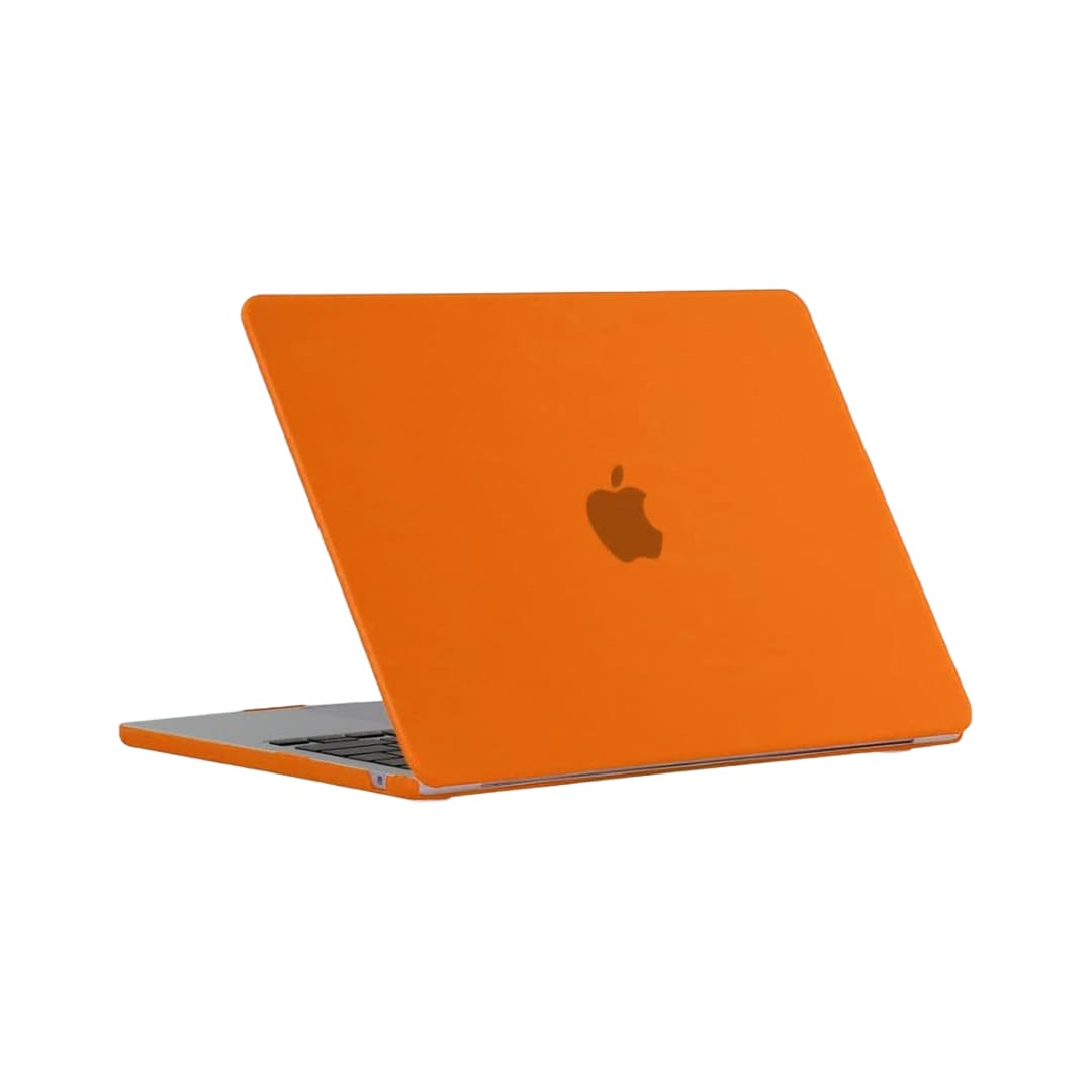 Generic Crystal Hard Shell Case with Screen Protector for MacBook Pro 16-inch (models A2485, A2780, A2991, A3186, A3403) , Orange