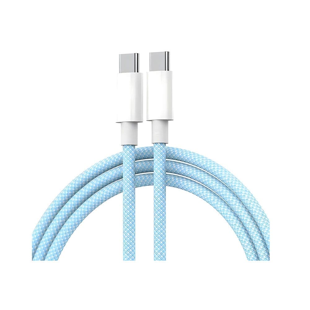 L'Avvento Type C Charging Cable 1.2 Meter White Blue - MP35