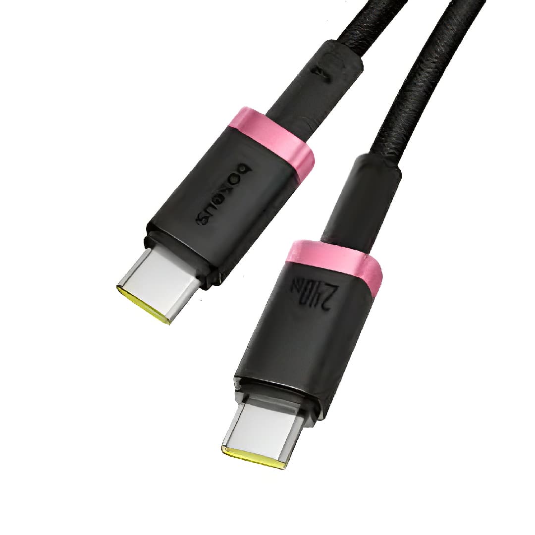 Baseus Type C Charging Cable 1 Meter Black Pink