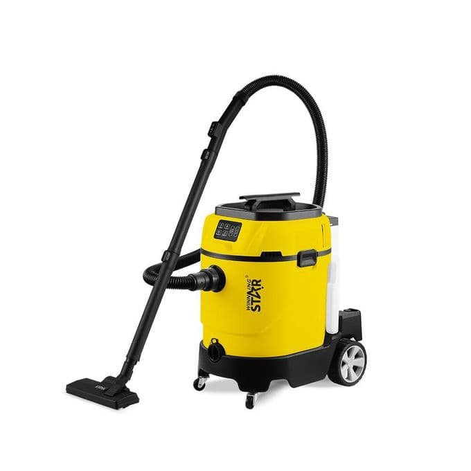 Winning Star Wet and Dry Drum Vacuum Cleaner , Black Yellow - ST-5037