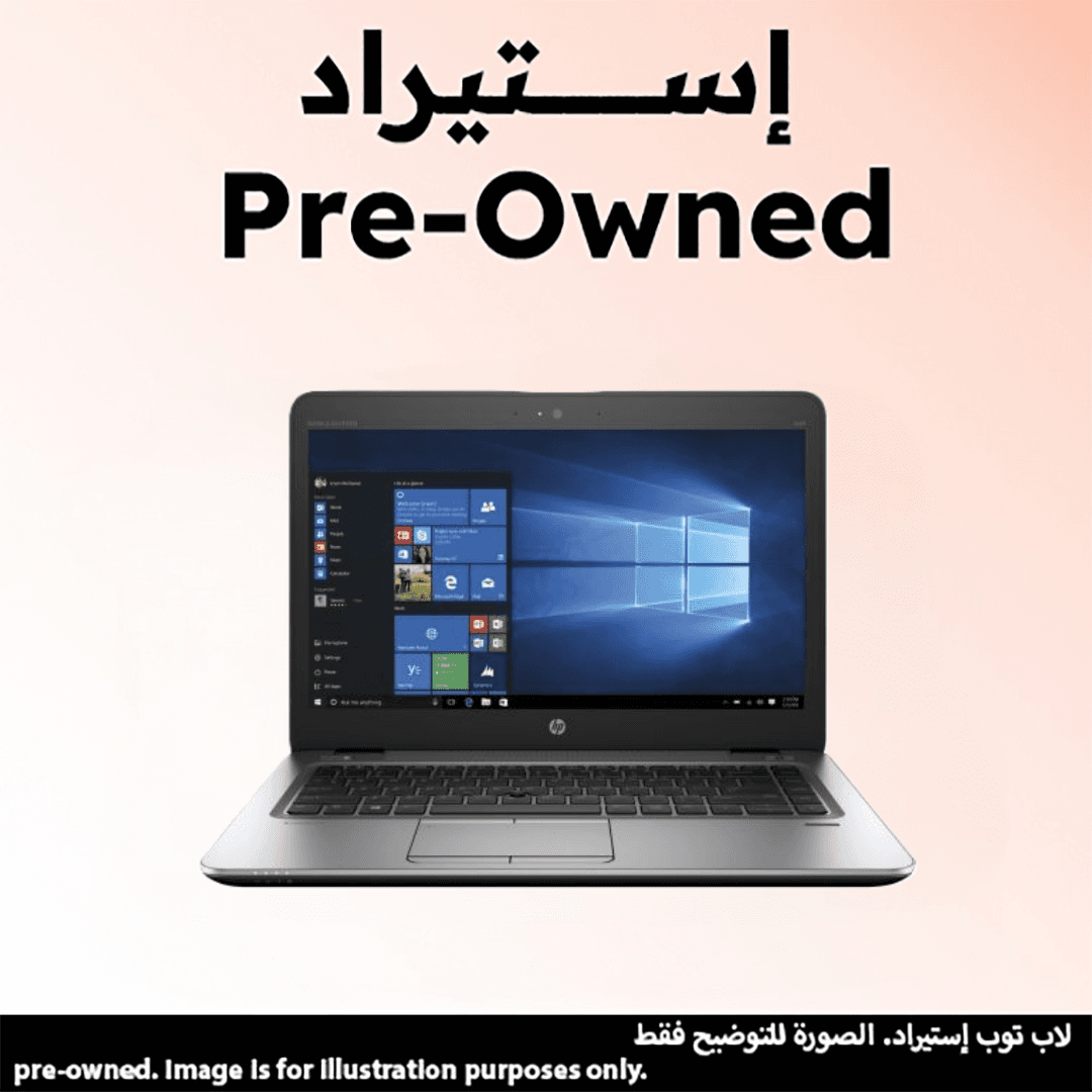 Hp EliteBook 840 G3 Pre-owned Laptop ,Intel Core i5-6300U ,256 GB SSD ,8 GB ,Intel HD Graphics 520