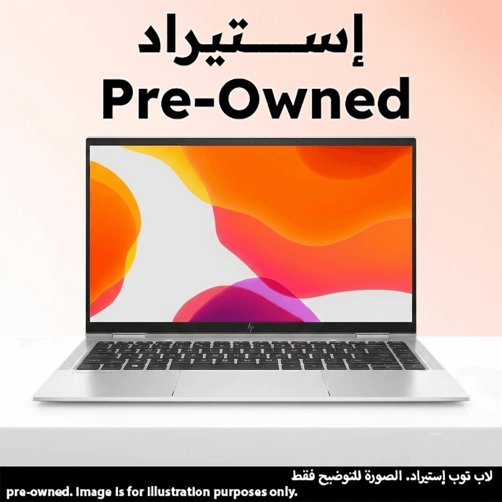 لاب توب استيراد اتش بي ايليت بوك X360 1040 G8 ، معالج انتل كور i7-1165G7 ، هارد 512 جيجا بايت SSD ، رام 16 جيجا بايت ، كارت شاشة انتل ايريس XE جرافيكس