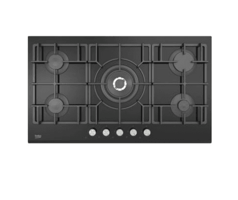 Beko Gas Built in Hob ,89 Centimeter 5 Burners ,Black - HISW 95225 SEL