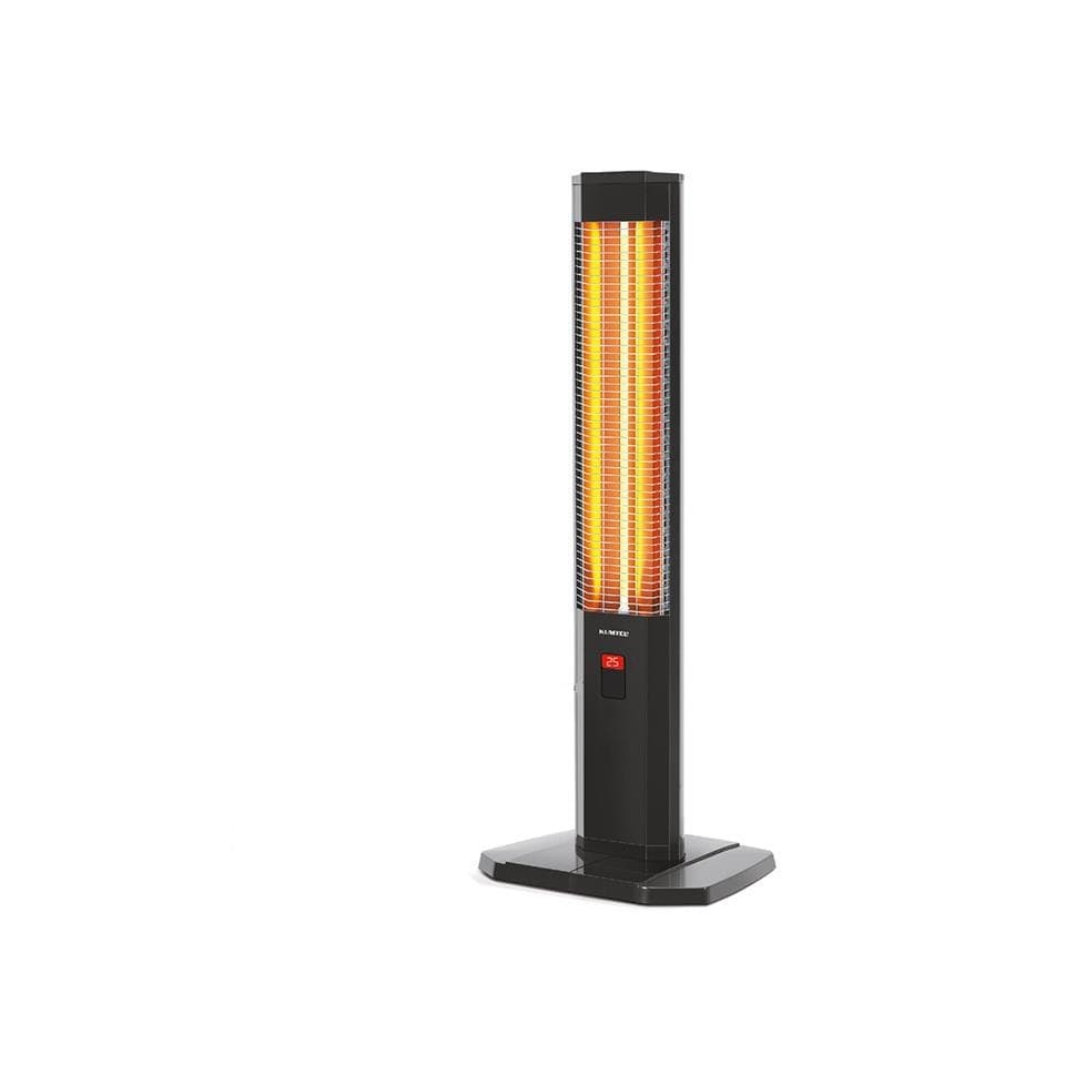 Kumtel Electric Heater , Remote Control , 1800 Watt Black - MHR-1801