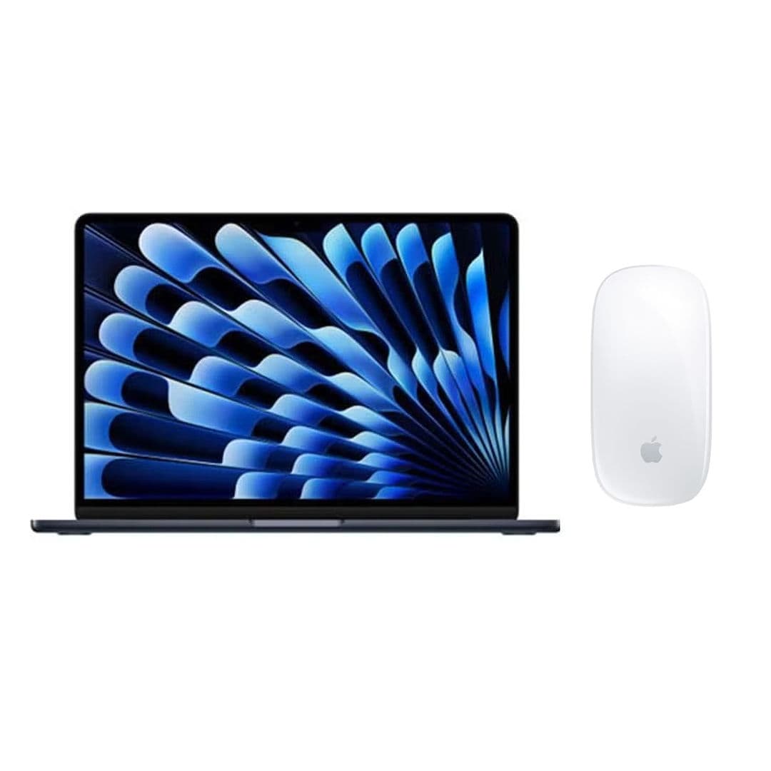 Apple MacBook Air 2025 MW133 Laptop ,Apple M4 chip with 10-core CPU 13 Inch ,512 GB ,16 GB ,Apple 10-Core GPU ,macOS - Midnight