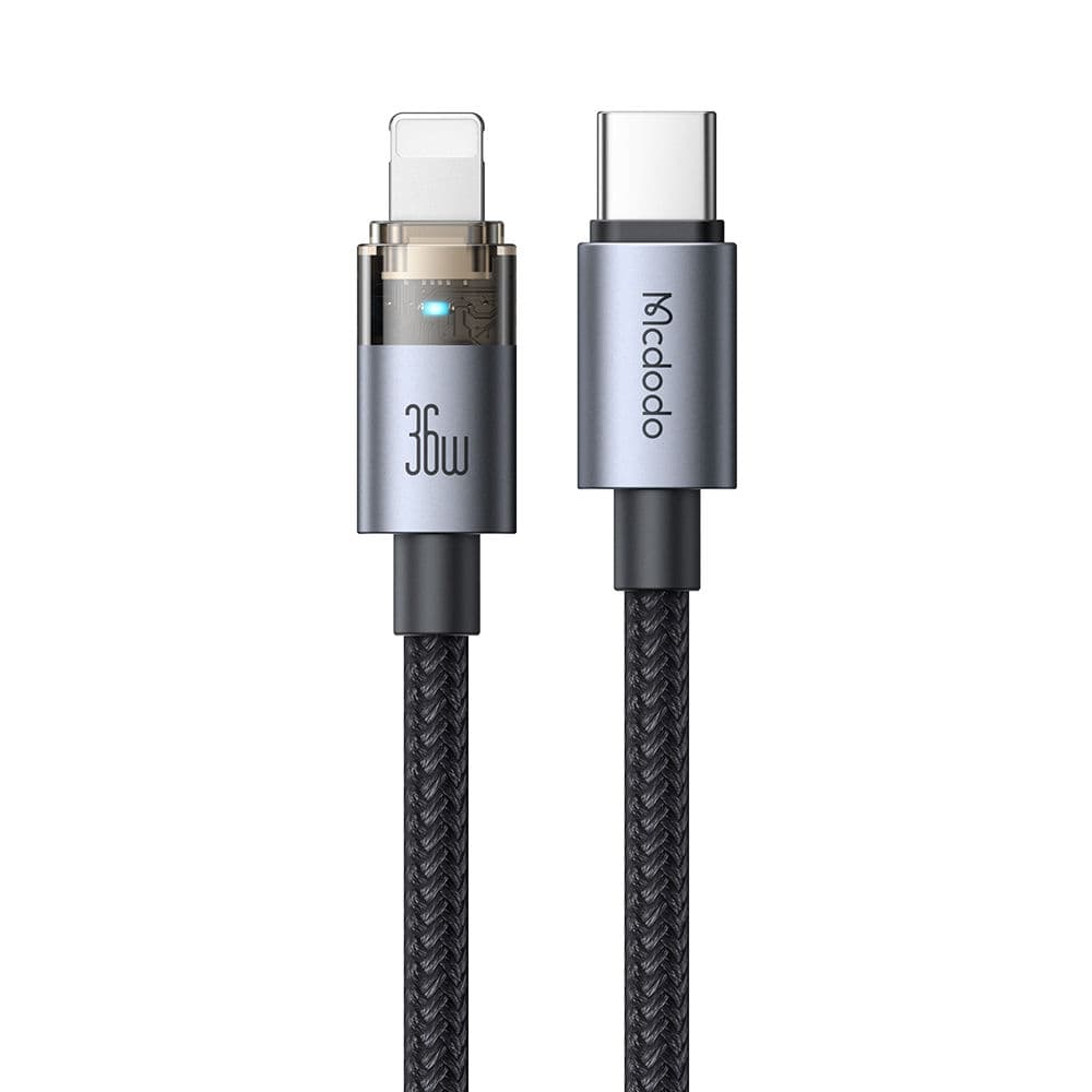 Mcdodo Lightning Charging Cable 1.2 Meter Black - CA-6940