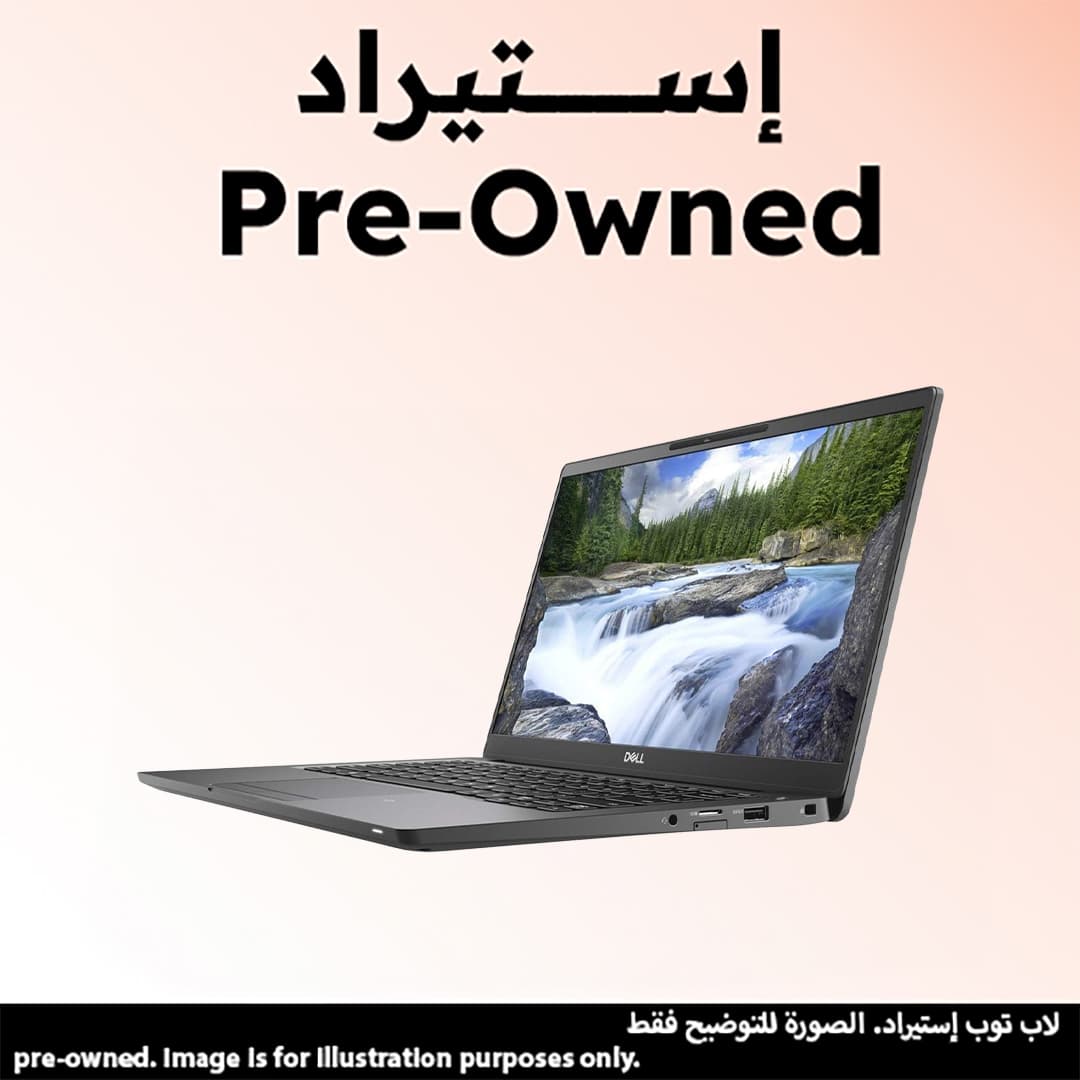 Dell Latitude 7400 Notebook Pre-owned Laptop ,Intel Core i5-8365U ,256 GB SSD ,16 GB ,Intel UHD Graphics 620 ,Windows 10 Pro - Black