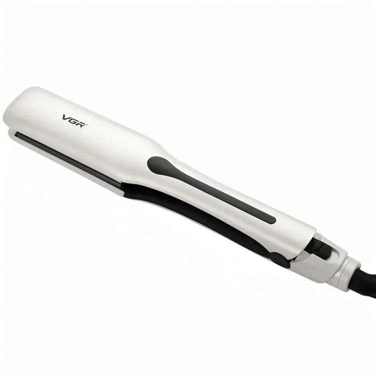 VGR Ceramic Hair Straightener 230 Celsius , White - V-556