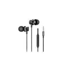 Foneng Wired Earphones , Black - T63