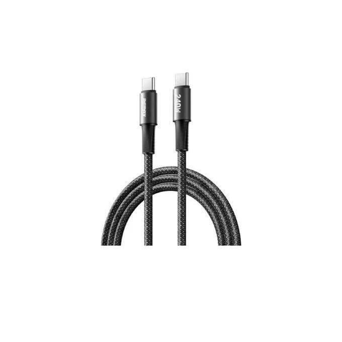 كابل شحن Type C ريماكس ، طول 1.2 متر ، اسود - CB25 (C-C)