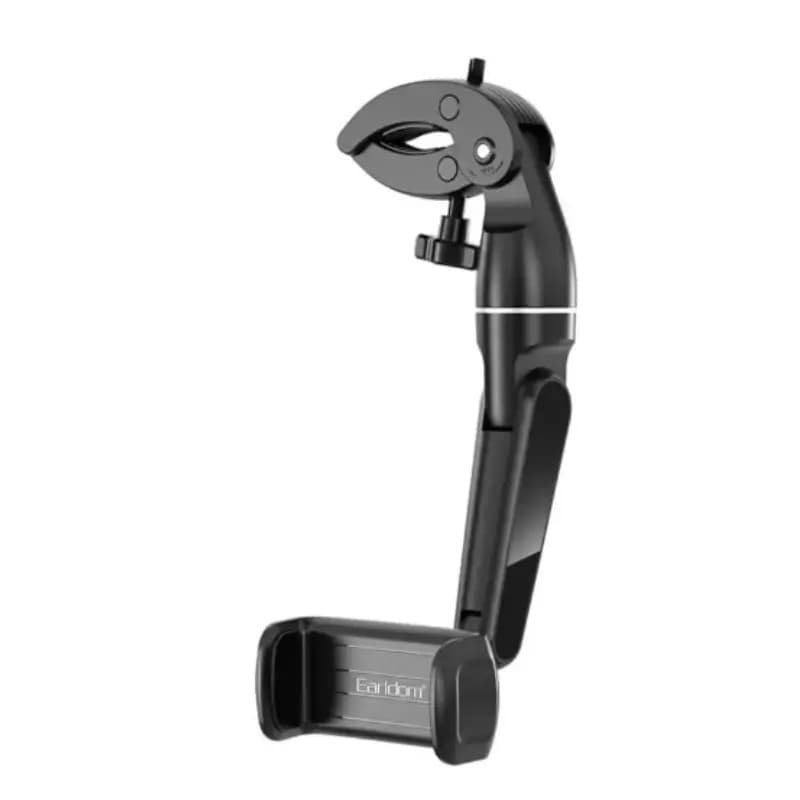 Earldom ABS and Silicone Mobile Car Holder for Mobile Phones , Black