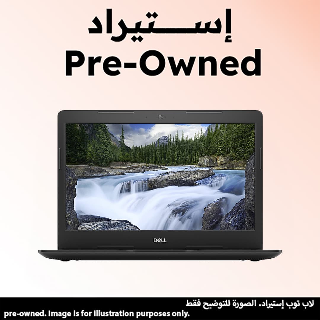 Dell Latitude 3490 Pre-owned Laptop ,Intel core i5-8250U ,256 GB SSD ,8 GB ,Intel UHD Graphics 620