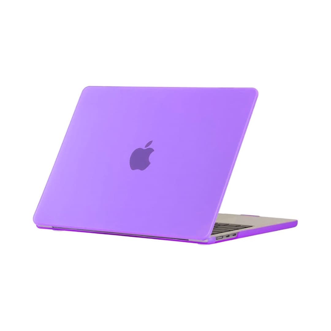 Generic Matte Hard Shell Case with Screen Protector for MacBook Air 13.3-inch (models A1932, A2179, A2337) , Purple