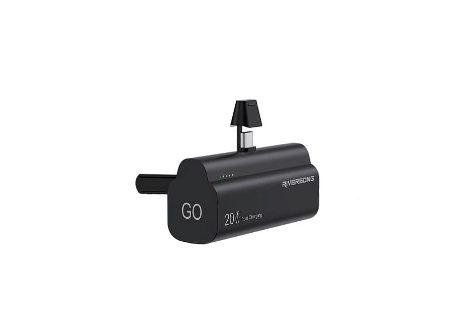 Riversong Power Bank , 5000 mAh 3 Ports , Black