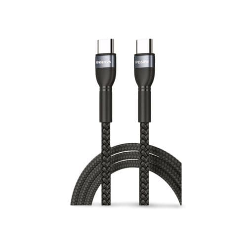 Innova Type C Braided Charging and Data Cable 1.2 Meter Black - IN-1001