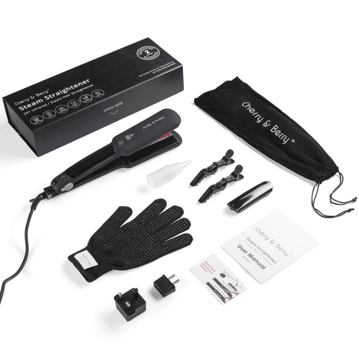 CH & BE Hair Straightener 235 Celsius , Black
