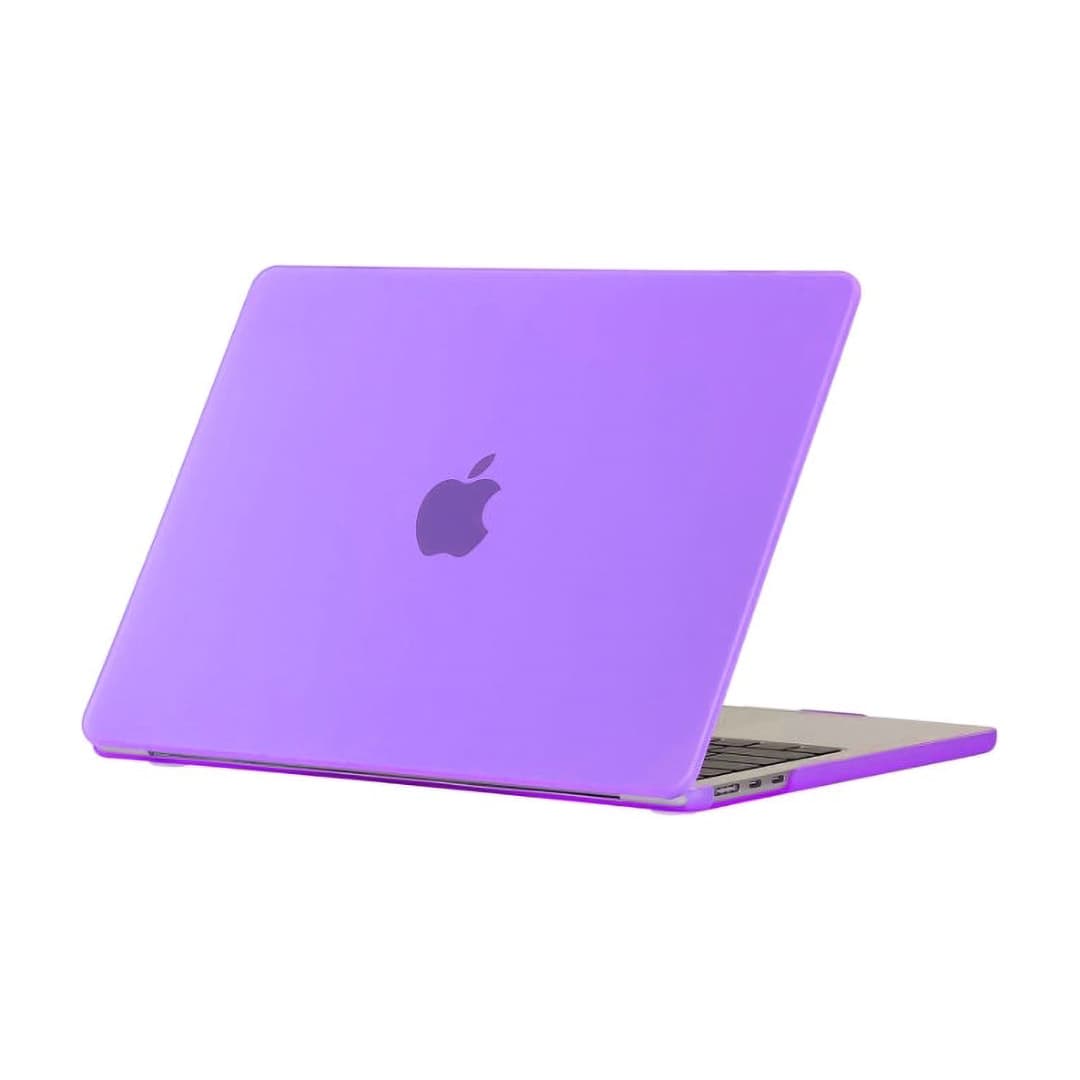 Generic Crystal Hard Shell Case for MacBook Pro 16-inch (models A2485, A2780, A2991, A3186, A3403) , Purple