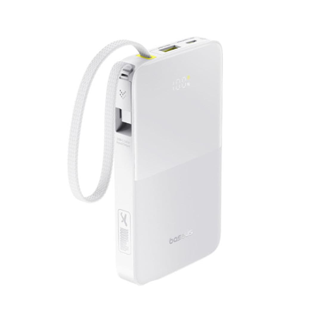 Baseus Power Bank , 10000 mAh 4 Ports , White , FC51