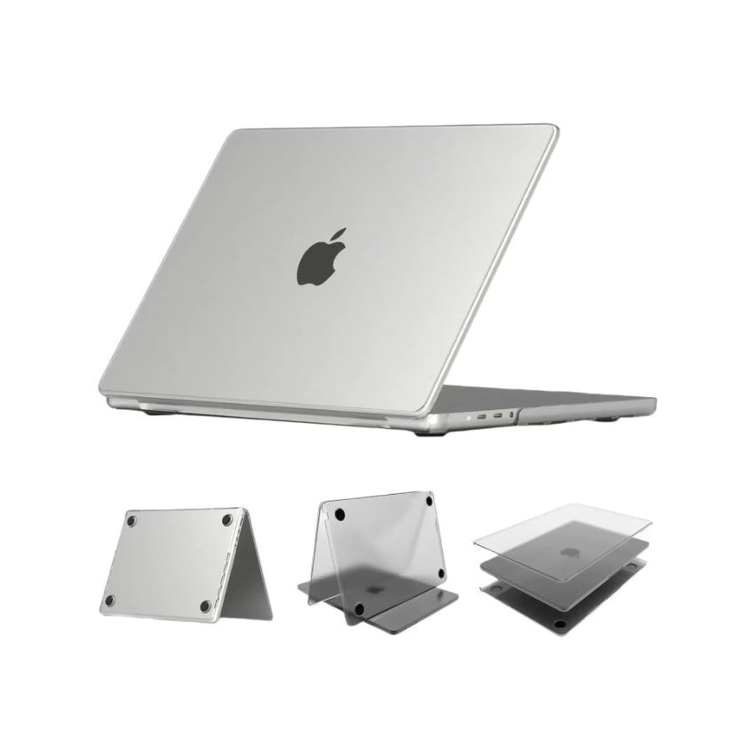 Generic Crystalline Sand Hard Shell Case for MacBook Pro 16-inch (models A2485, A2780, A2991, A3186, A3403) , Clear