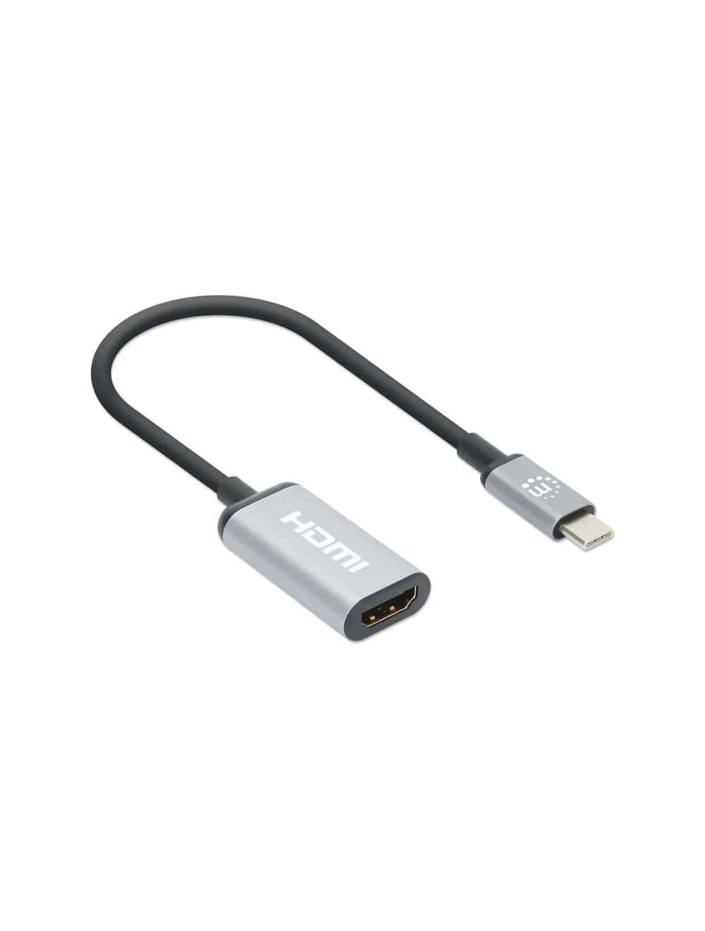 محول USB-C الى HDMI مانهاتن ، اسود ورمادي - 154291