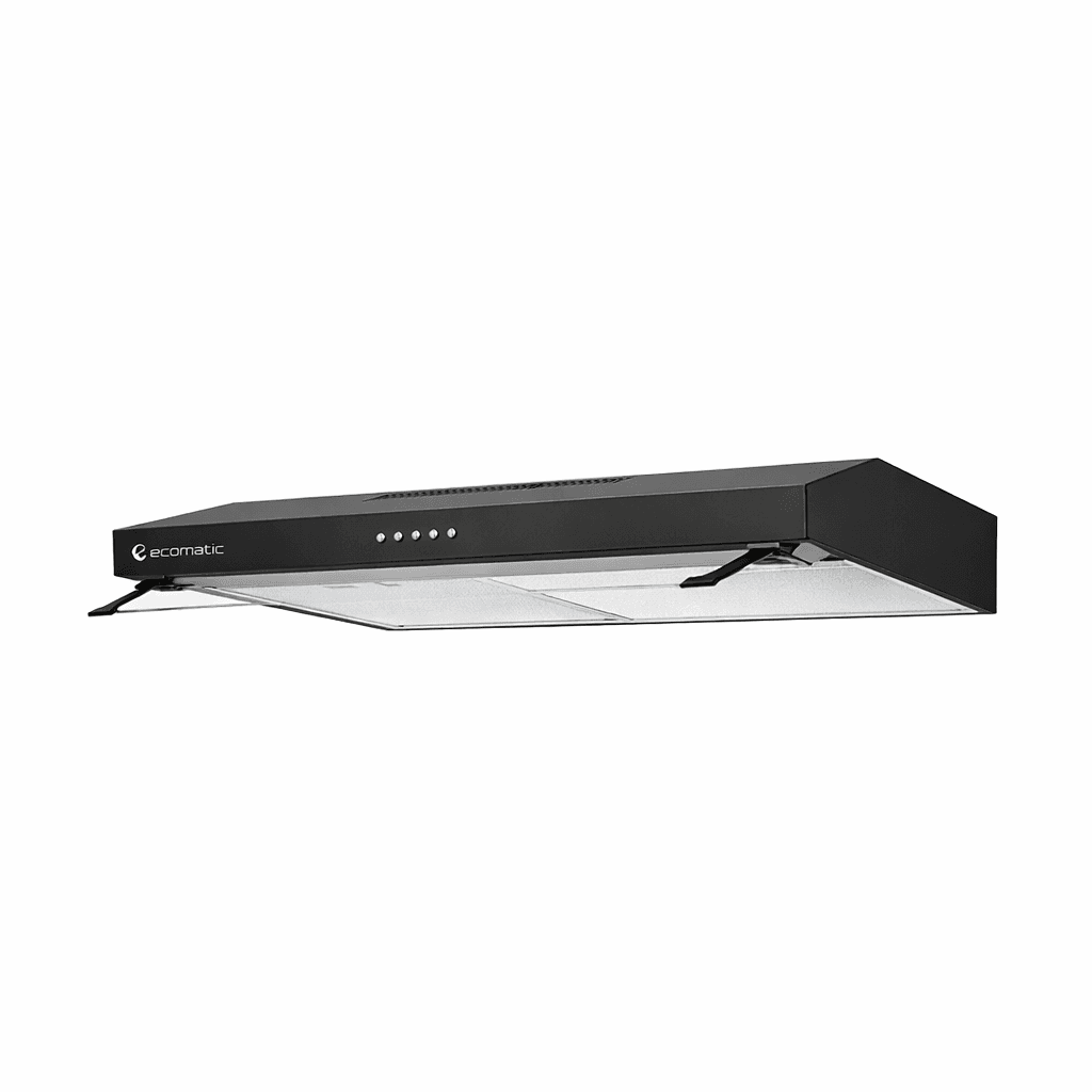 Ecomatic Built-In Flat Hood , 60 Centimeter , Black - H66NFFBK