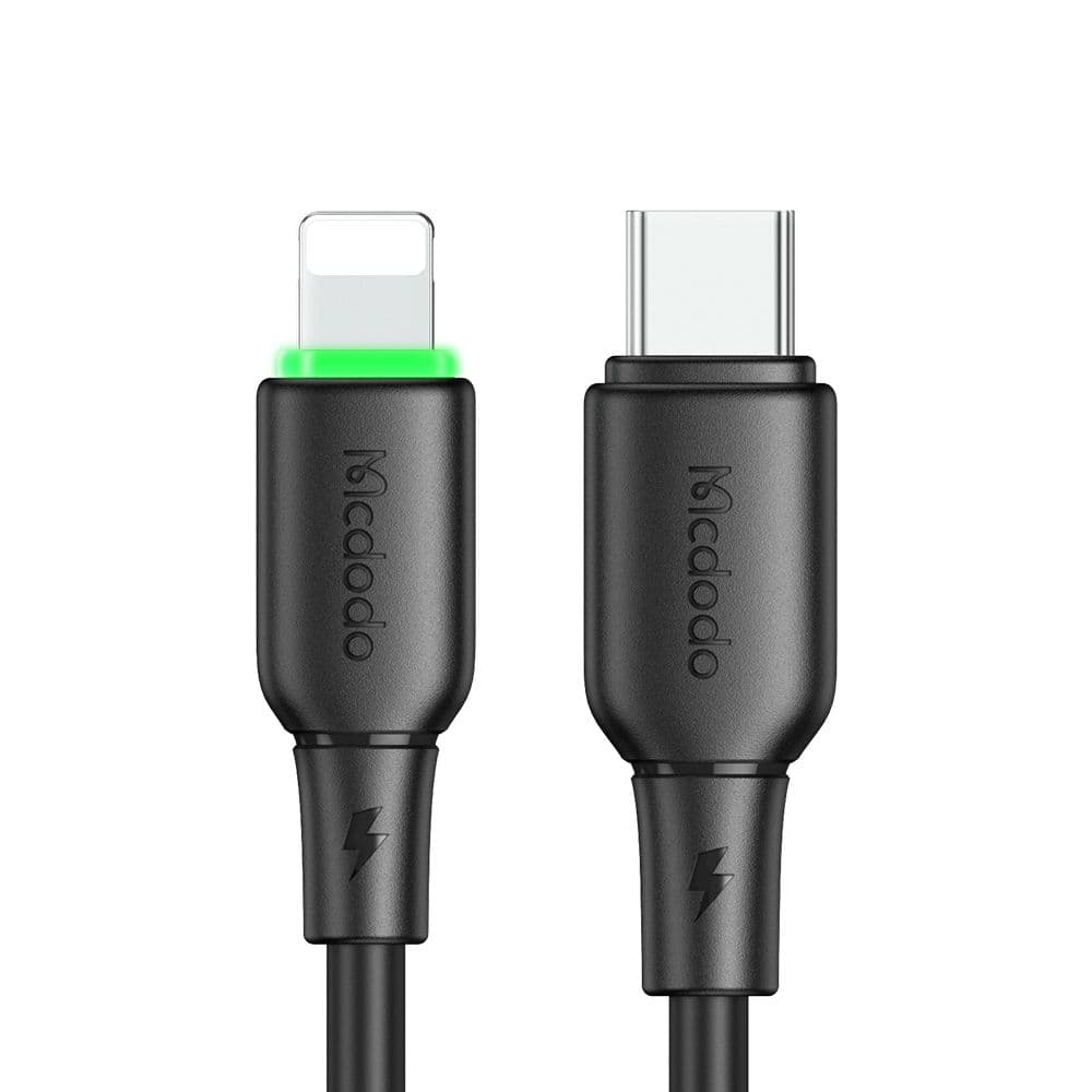 Mcdodo Lightning Charging Cable 1.2 Meter Black - CA-4761