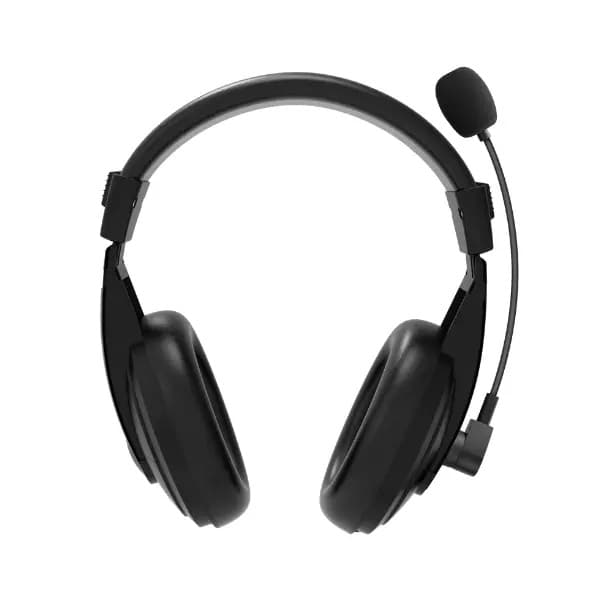 Rapoo Wired Over Ear Headphones , Black - H150S