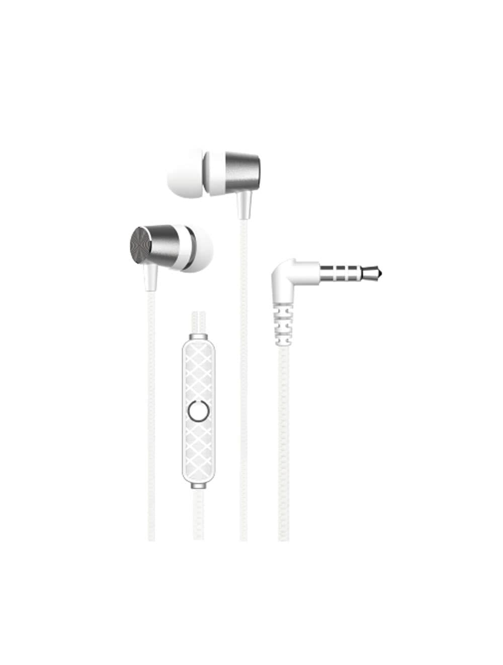 Devia Kintone Wired Earphones , White - EM103