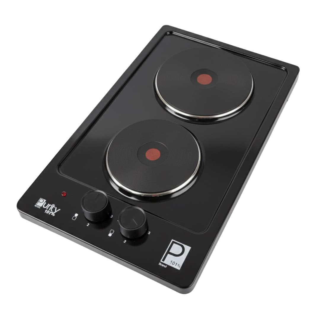 Purity Electricity Electric Built-in Hob ,30 Centimeter 2 Burners ,Black - HPT302BLE PRO