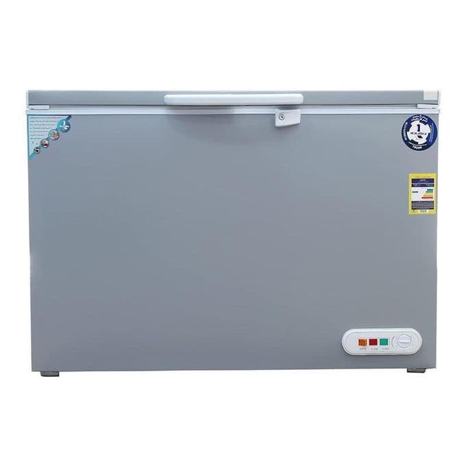 Alaska Defrost Defrost Chest Deep Freezer , 377 Liter , Silver - CH400