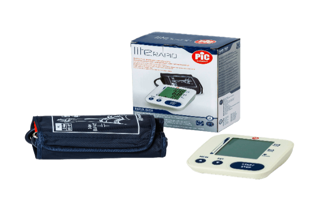 PIC Lite Rapid non-rechargeable battery Upper arm Blood Pressure Monitor , White