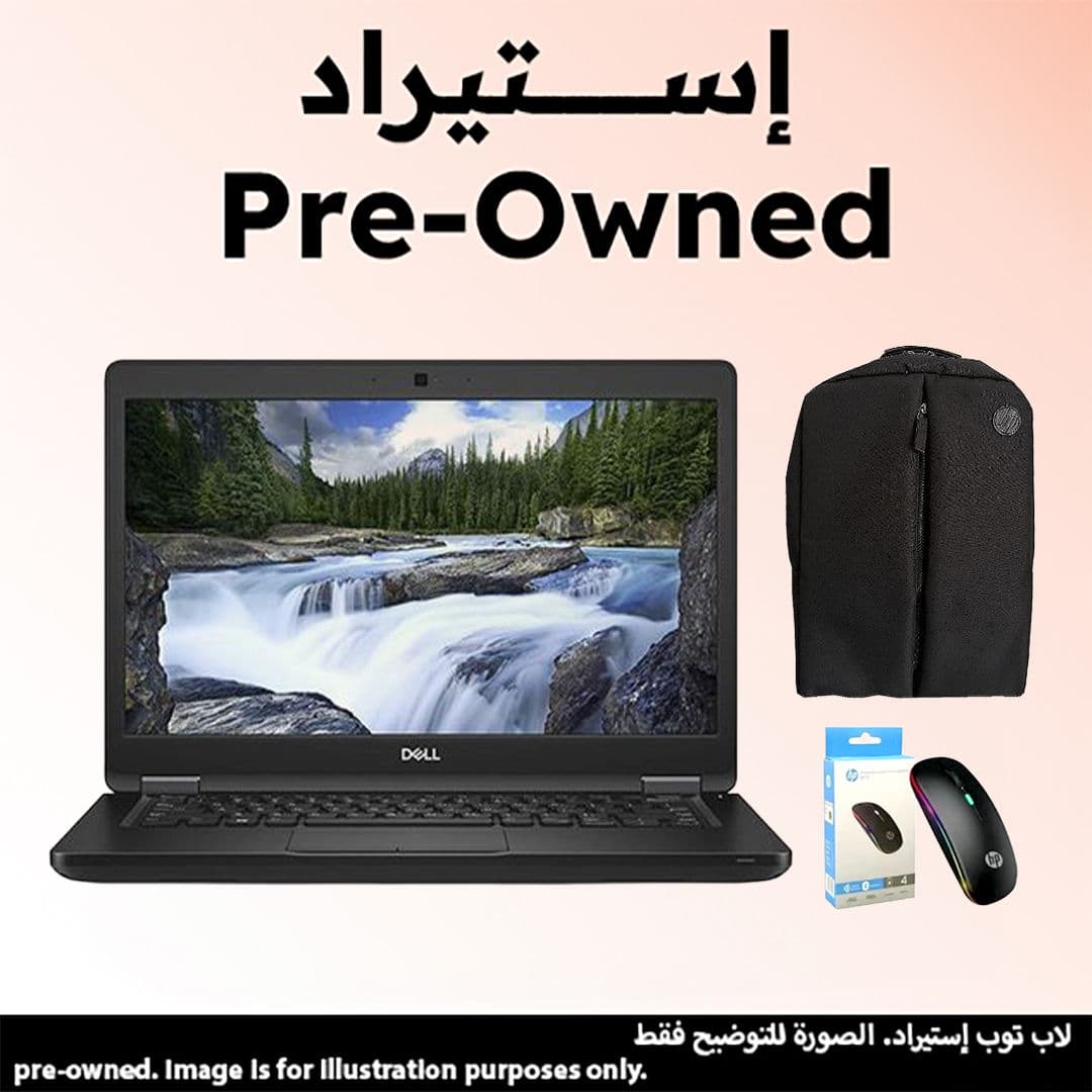 Dell Latitude 5490 Pre-owned Laptop ,Intel Core i5-8350U ,256 GB SSD ,8 GB ,Intel UHD Graphics 620