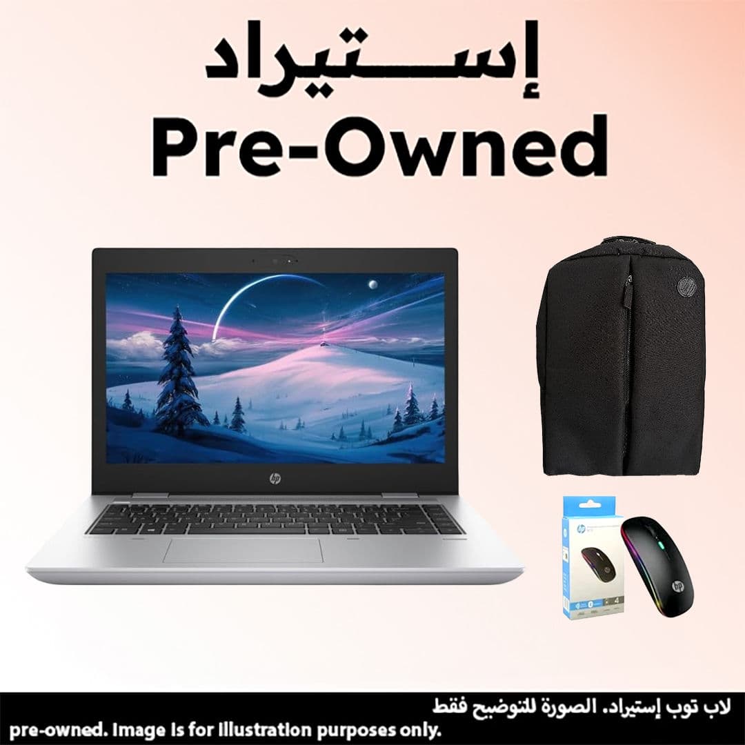 Hp ProBook 645 G4 Pre-owned Laptop ,Ryzen 7 PRO 2700U ,256 GB SSD ,8 GB ,AMD Radeon Vega Graphics